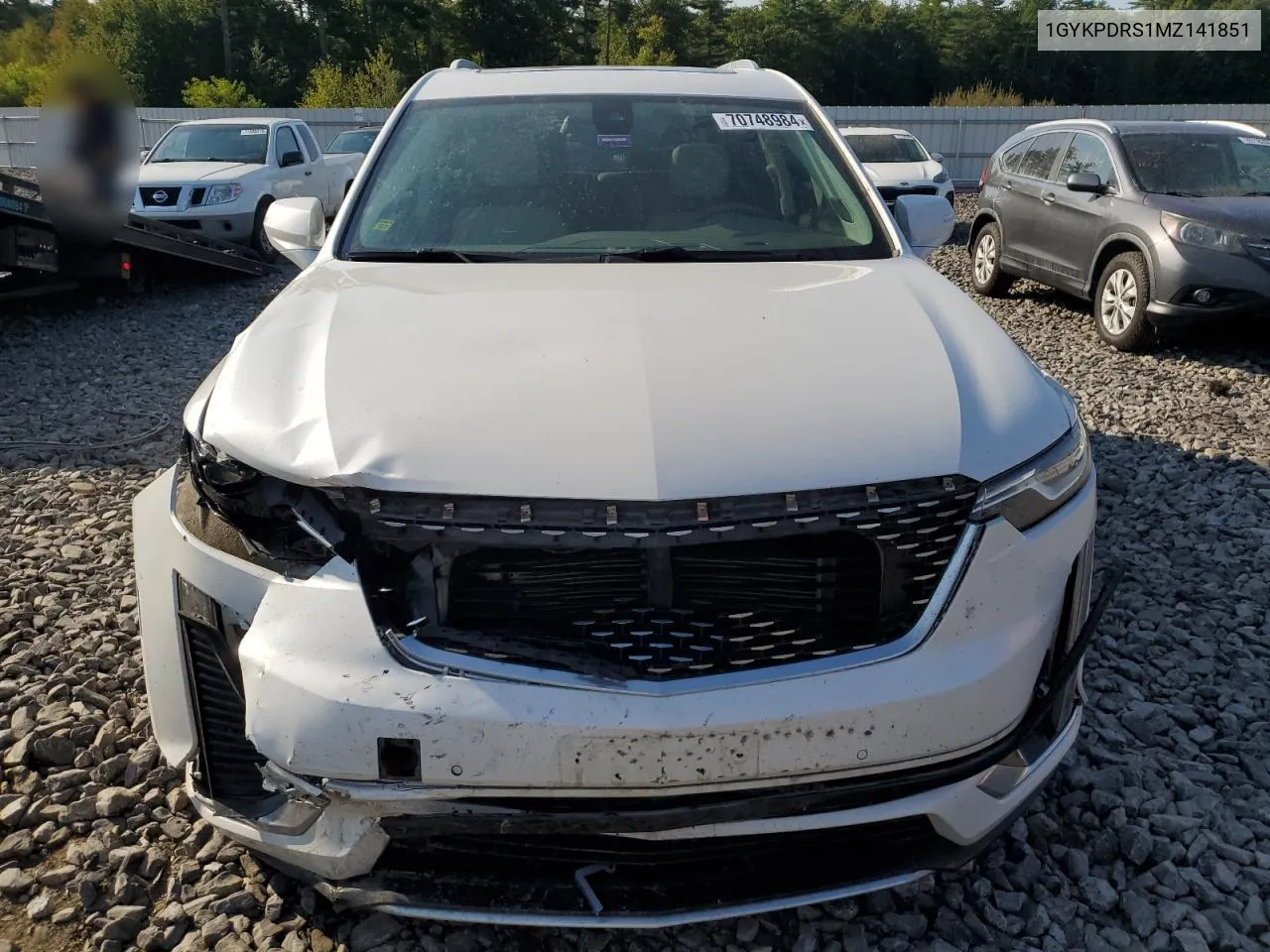 1GYKPDRS1MZ141851 2021 Cadillac Xt6 Premium Luxury