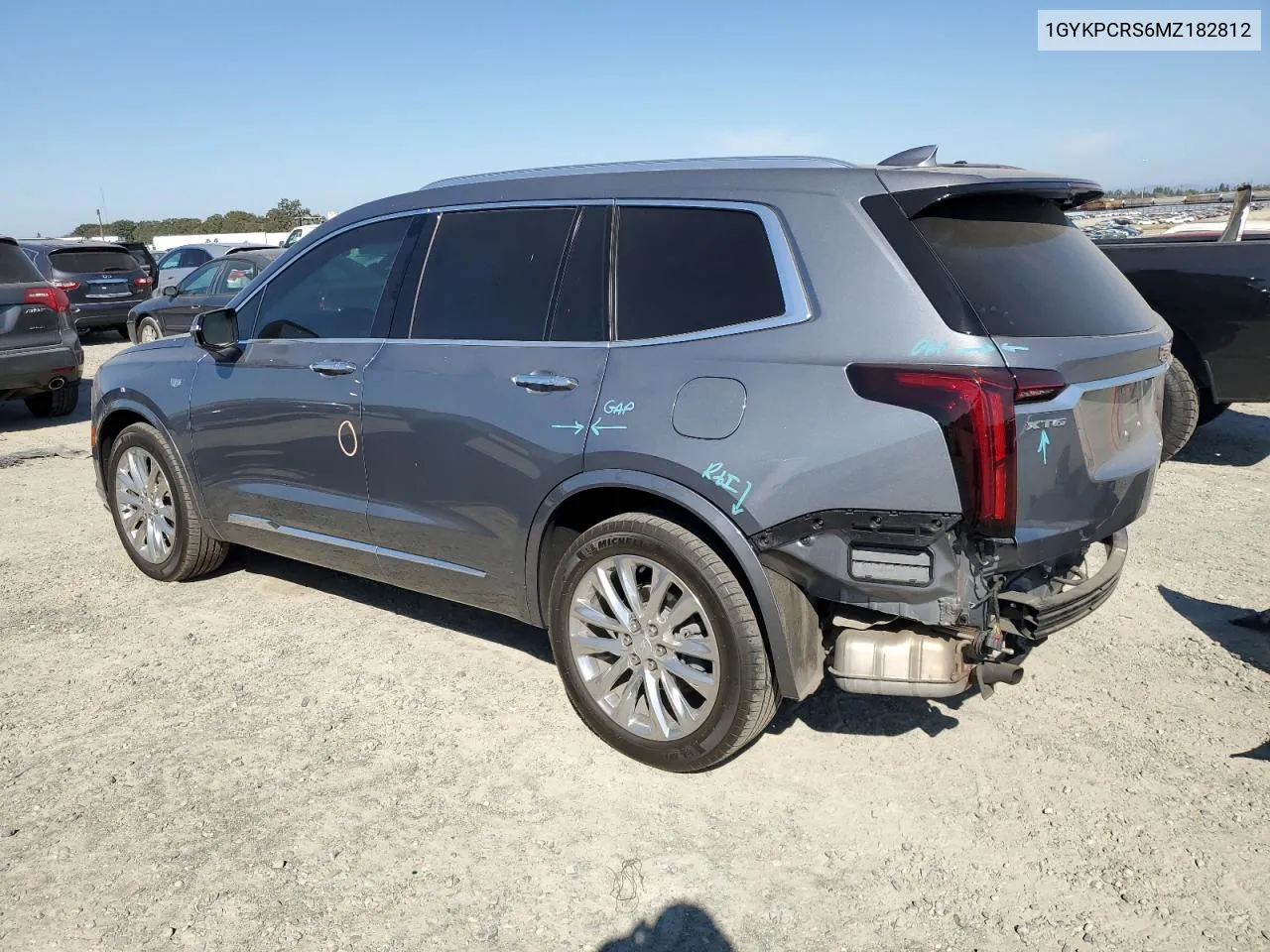 1GYKPCRS6MZ182812 2021 Cadillac Xt6 Premium Luxury