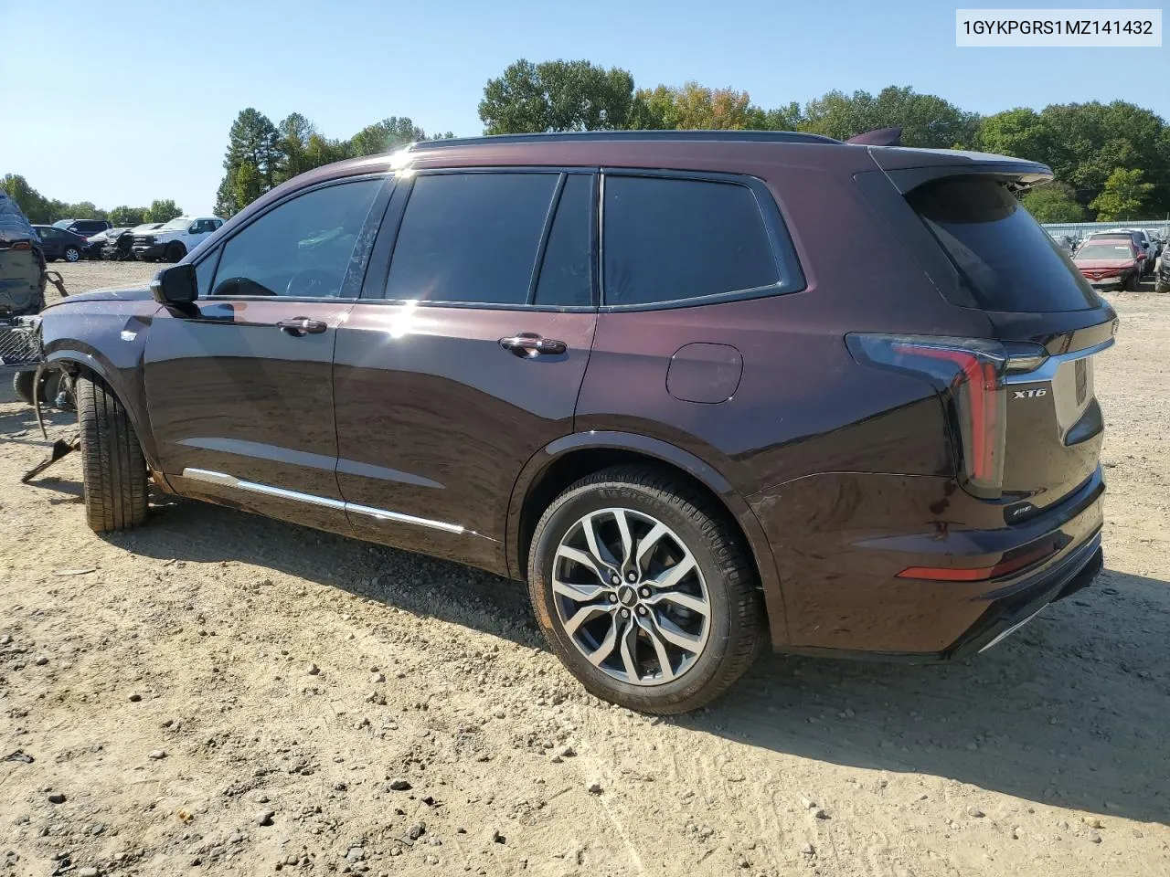 2021 Cadillac Xt6 Sport VIN: 1GYKPGRS1MZ141432 Lot: 75810734