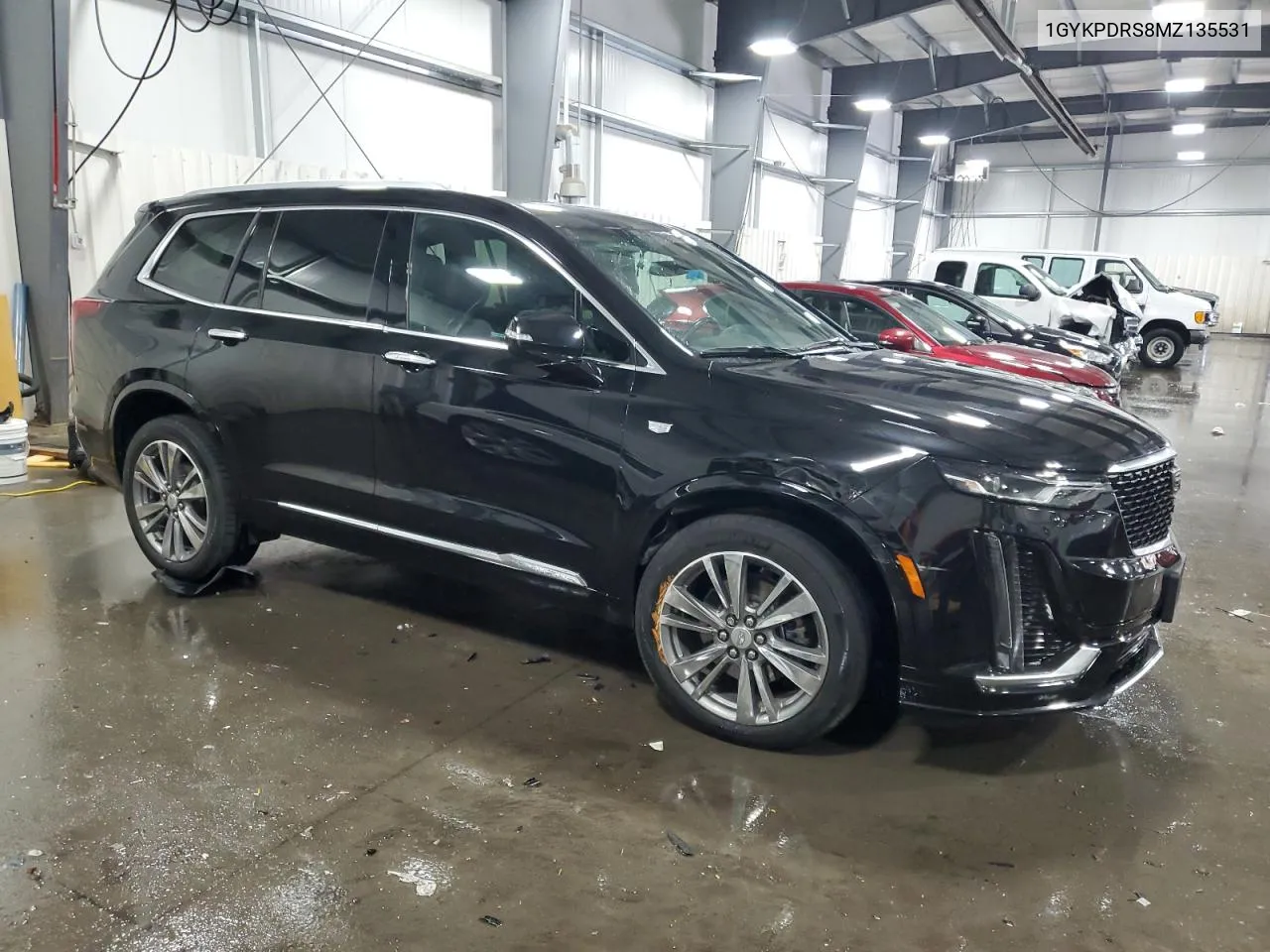 2021 Cadillac Xt6 Premium Luxury VIN: 1GYKPDRS8MZ135531 Lot: 76255664