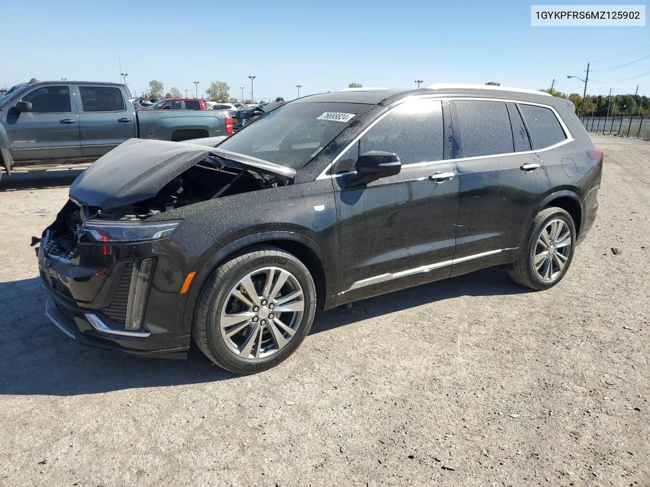 2021 Cadillac Xt6 Platinum Premium Luxury VIN: 1GYKPFRS6MZ125902 Lot: 76698824