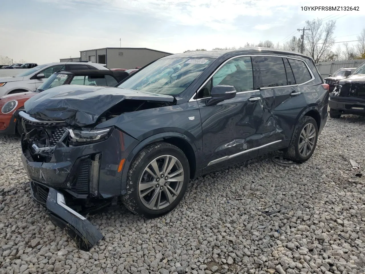 2021 Cadillac Xt6 Platinum Premium Luxury VIN: 1GYKPFRS8MZ132642 Lot: 77756874