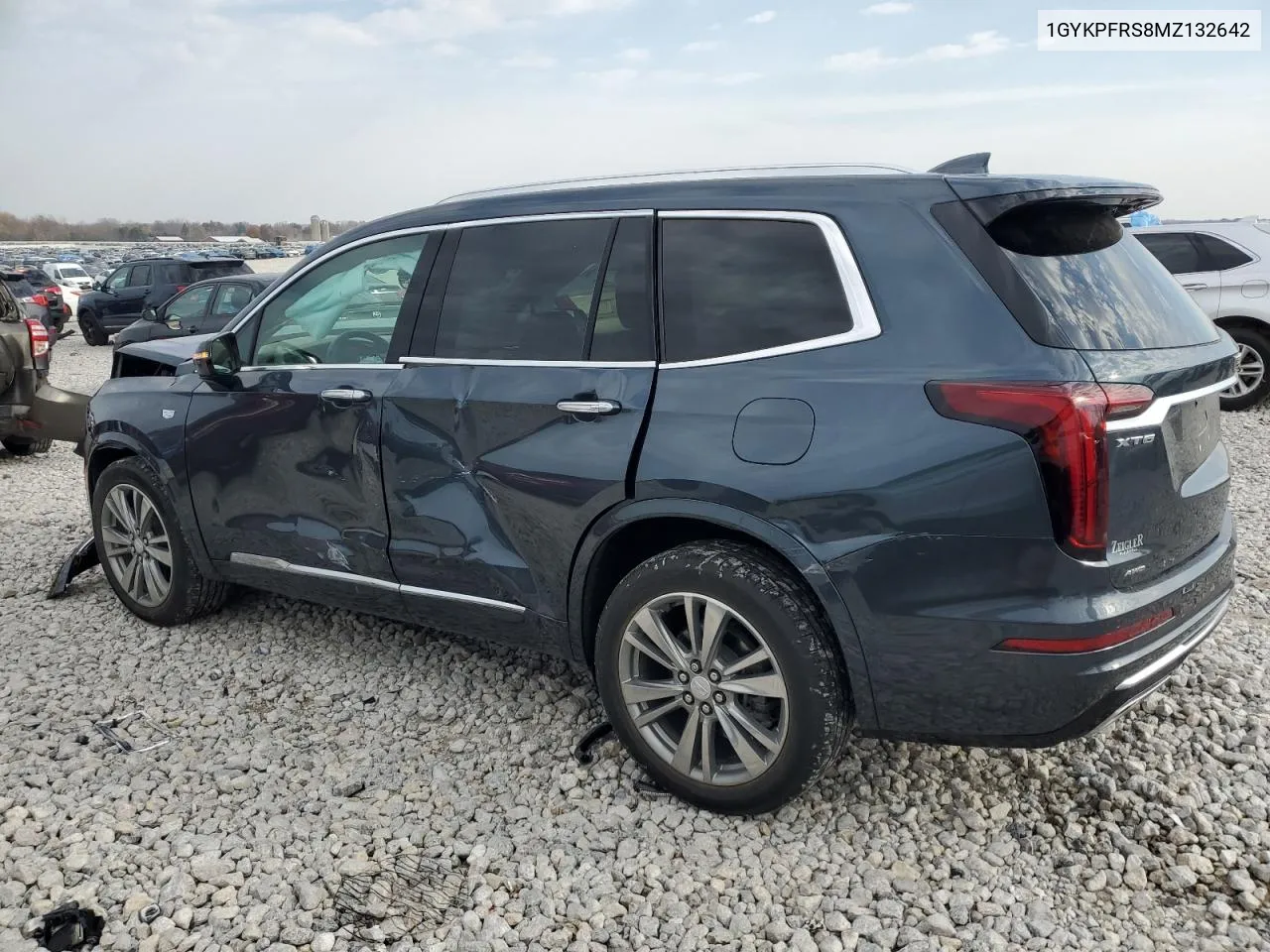 2021 Cadillac Xt6 Platinum Premium Luxury VIN: 1GYKPFRS8MZ132642 Lot: 77756874