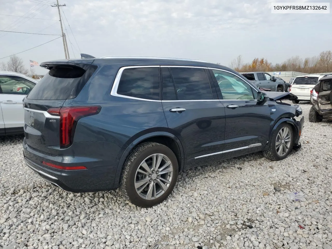 2021 Cadillac Xt6 Platinum Premium Luxury VIN: 1GYKPFRS8MZ132642 Lot: 77756874