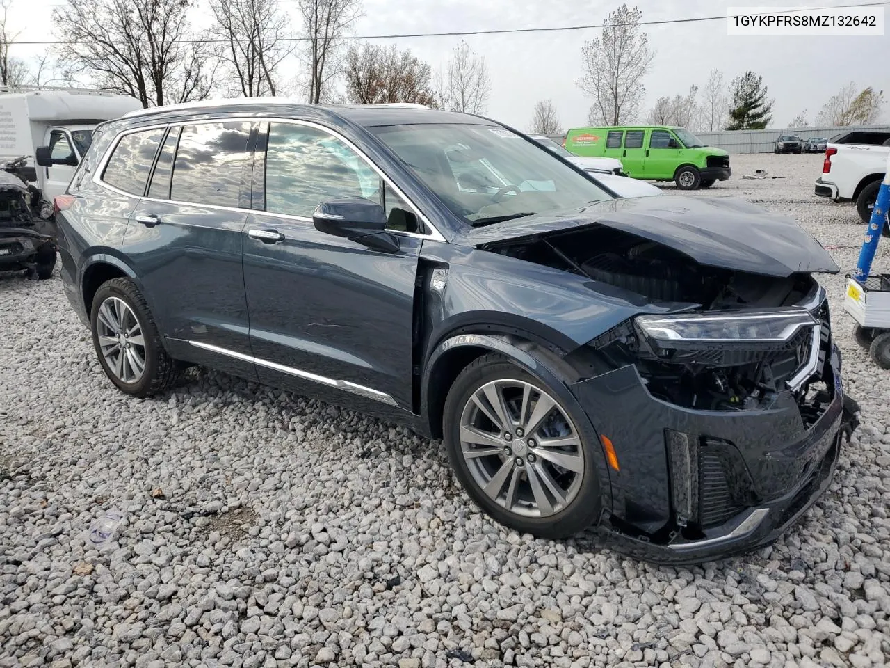 2021 Cadillac Xt6 Platinum Premium Luxury VIN: 1GYKPFRS8MZ132642 Lot: 77756874