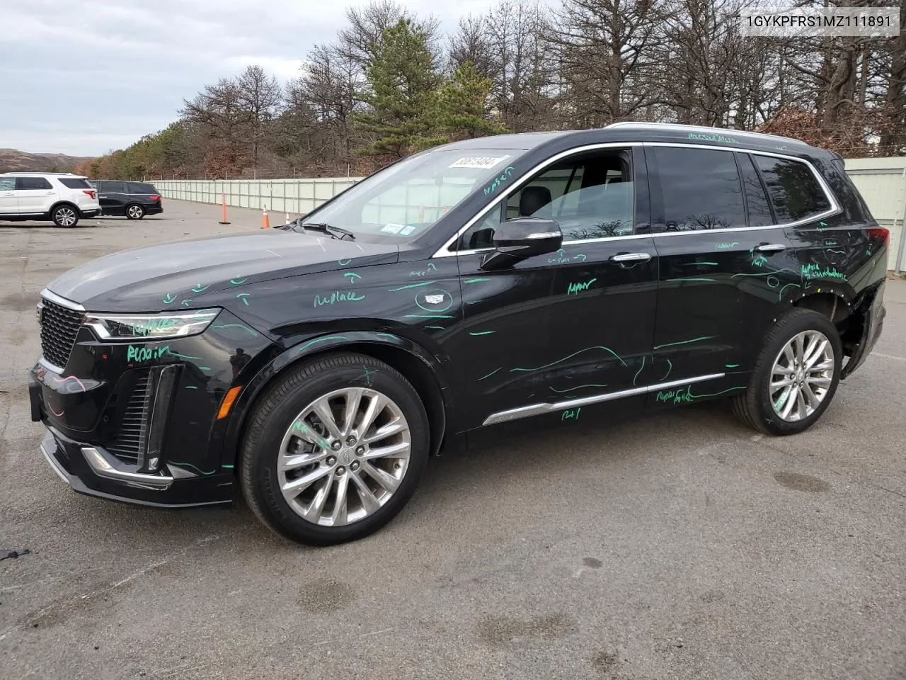 2021 Cadillac Xt6 Platinum Premium Luxury VIN: 1GYKPFRS1MZ111891 Lot: 80613484