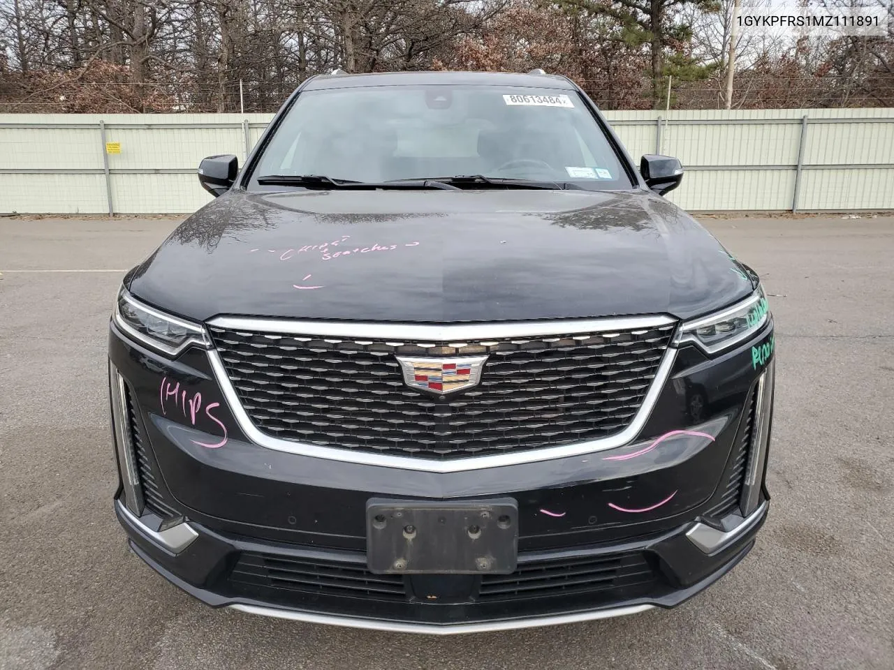 2021 Cadillac Xt6 Platinum Premium Luxury VIN: 1GYKPFRS1MZ111891 Lot: 80613484