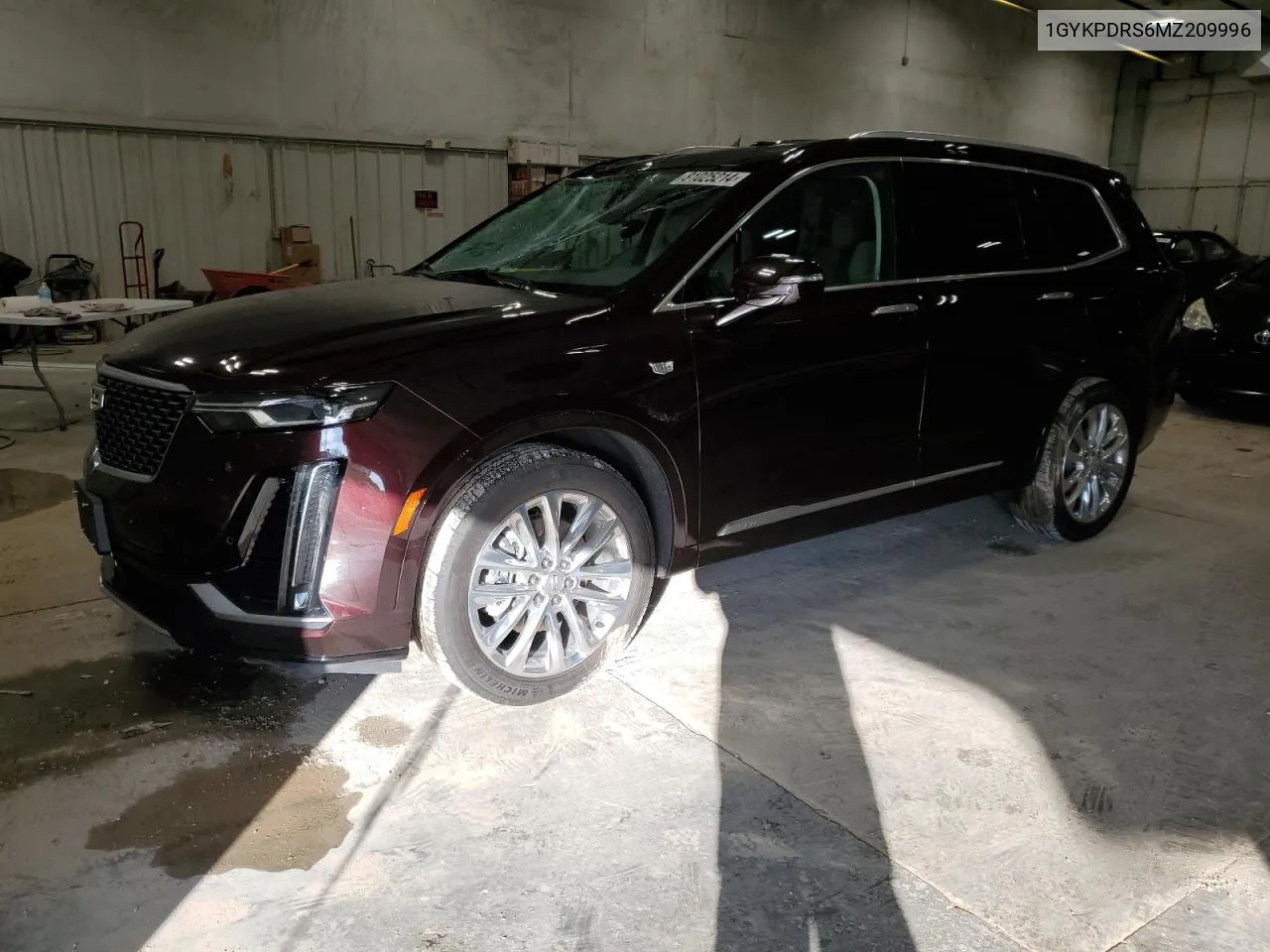 2021 Cadillac Xt6 Premium Luxury VIN: 1GYKPDRS6MZ209996 Lot: 81025214