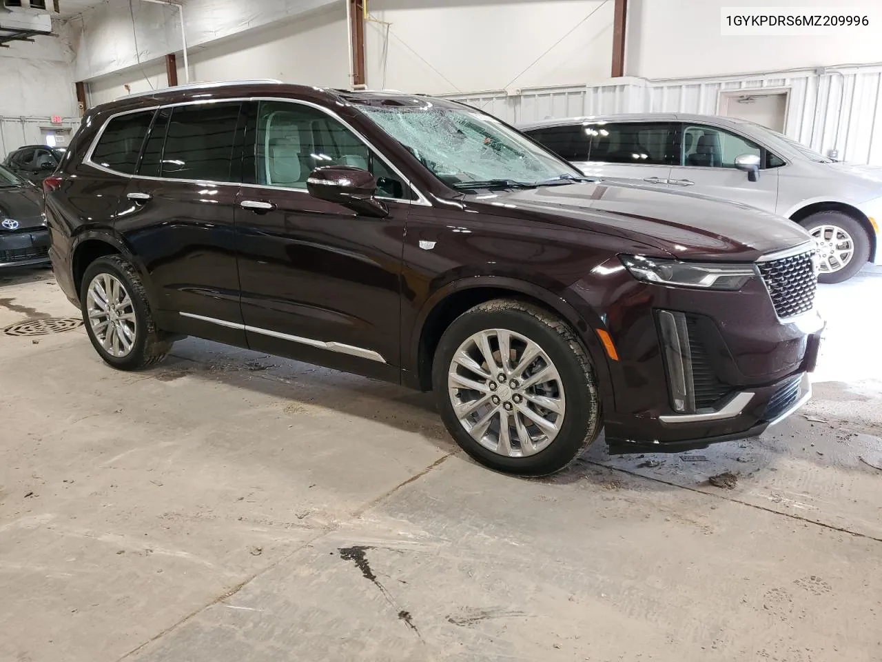 2021 Cadillac Xt6 Premium Luxury VIN: 1GYKPDRS6MZ209996 Lot: 81025214