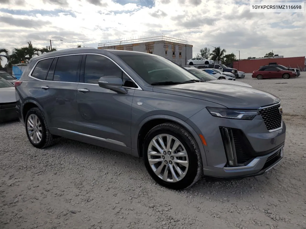 2021 Cadillac Xt6 Premium Luxury VIN: 1GYKPCRS1MZ116698 Lot: 81186494