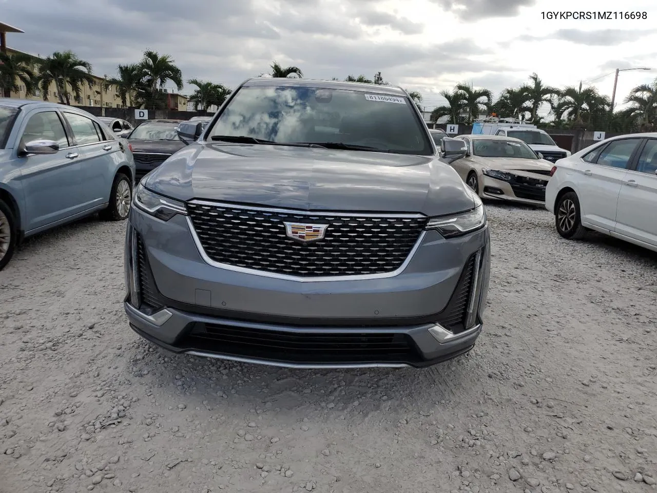 2021 Cadillac Xt6 Premium Luxury VIN: 1GYKPCRS1MZ116698 Lot: 81186494