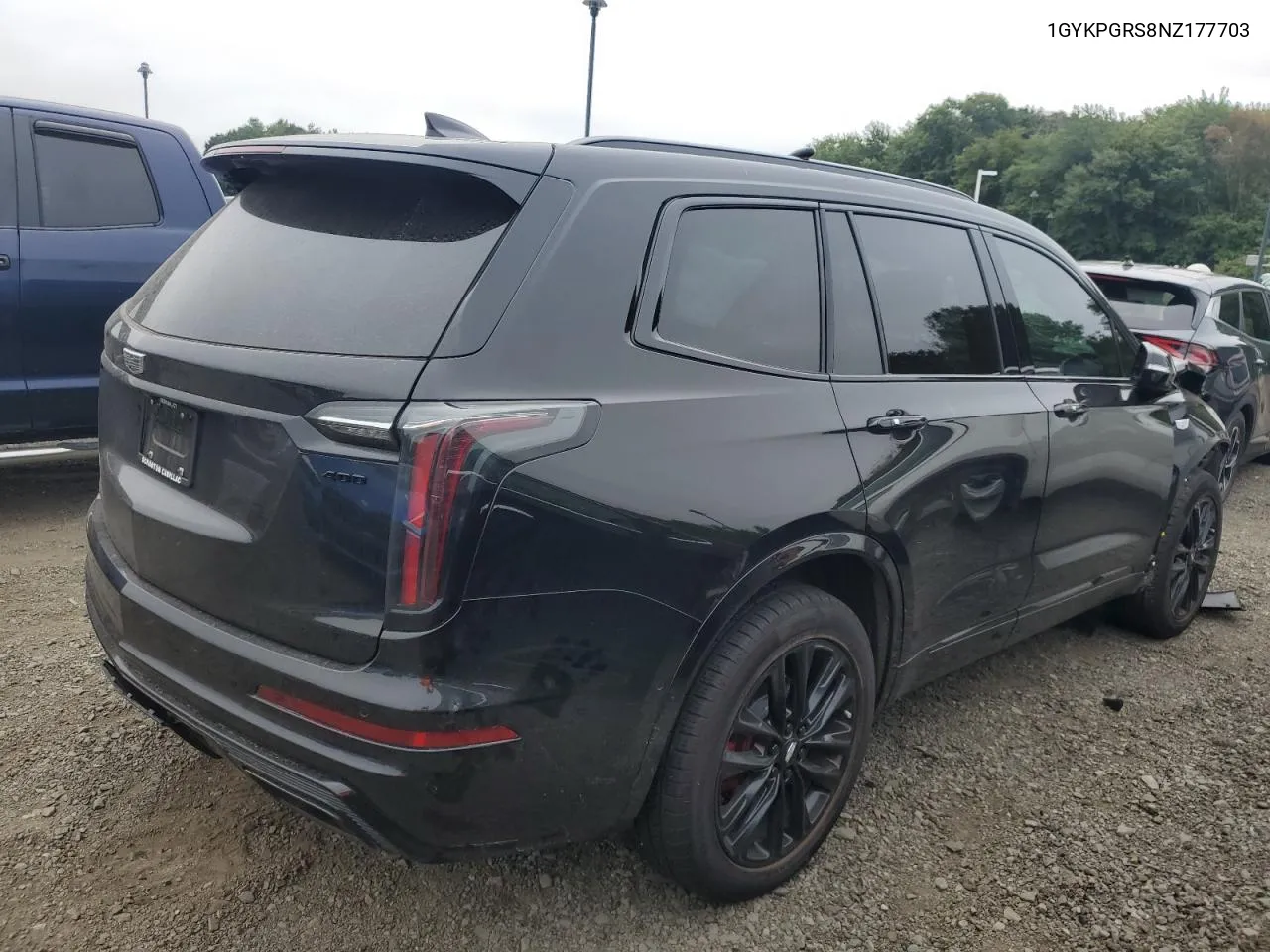 1GYKPGRS8NZ177703 2022 Cadillac Xt6 Sport