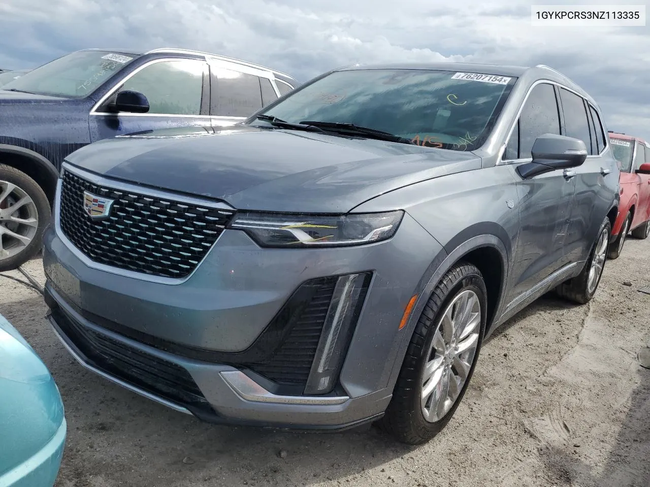 2022 Cadillac Xt6 Premium Luxury VIN: 1GYKPCRS3NZ113335 Lot: 76207154