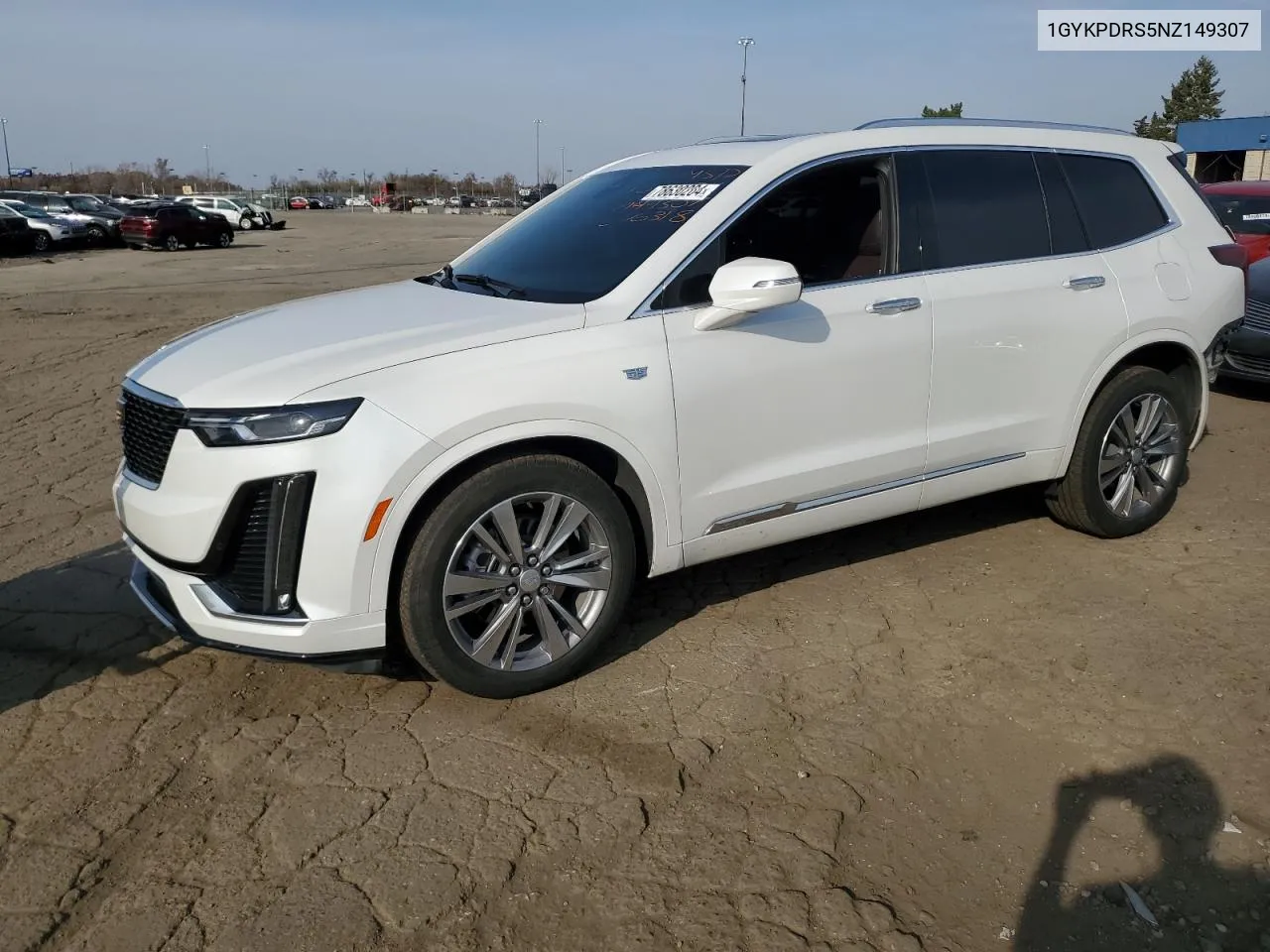 2022 Cadillac Xt6 Premium Luxury VIN: 1GYKPDRS5NZ149307 Lot: 78630204