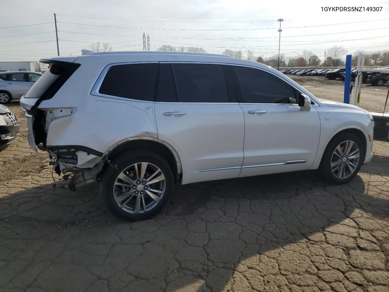 2022 Cadillac Xt6 Premium Luxury VIN: 1GYKPDRS5NZ149307 Lot: 78630204