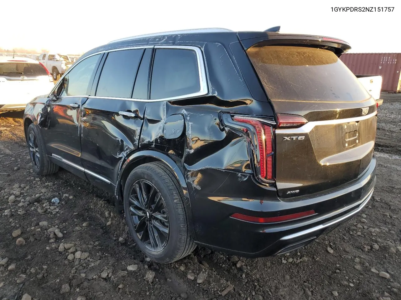 2022 Cadillac Xt6 Premium Luxury VIN: 1GYKPDRS2NZ151757 Lot: 80225504