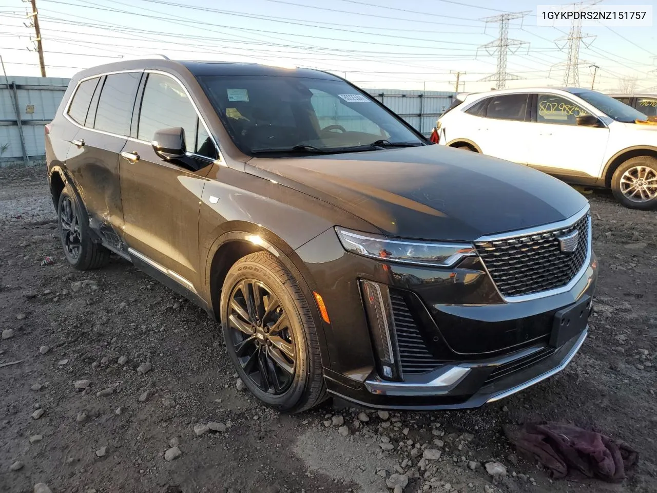 2022 Cadillac Xt6 Premium Luxury VIN: 1GYKPDRS2NZ151757 Lot: 80225504