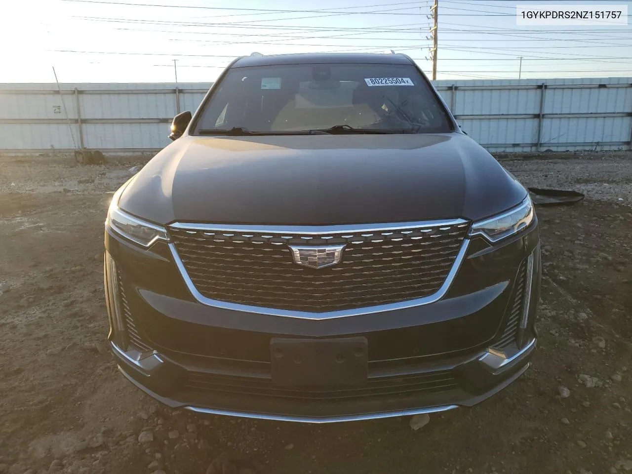 2022 Cadillac Xt6 Premium Luxury VIN: 1GYKPDRS2NZ151757 Lot: 80225504