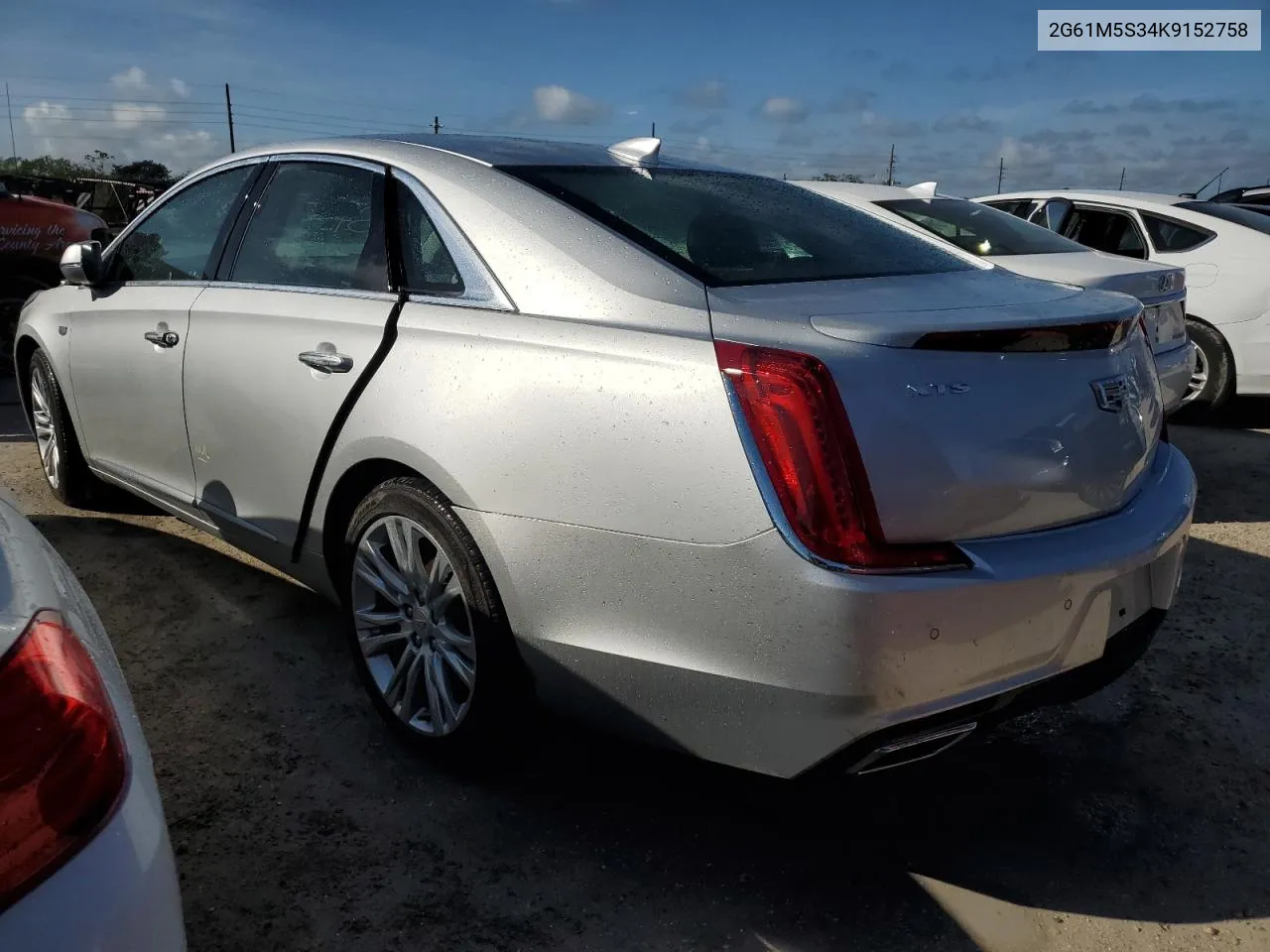 2019 Cadillac Xts Luxury VIN: 2G61M5S34K9152758 Lot: 74430664