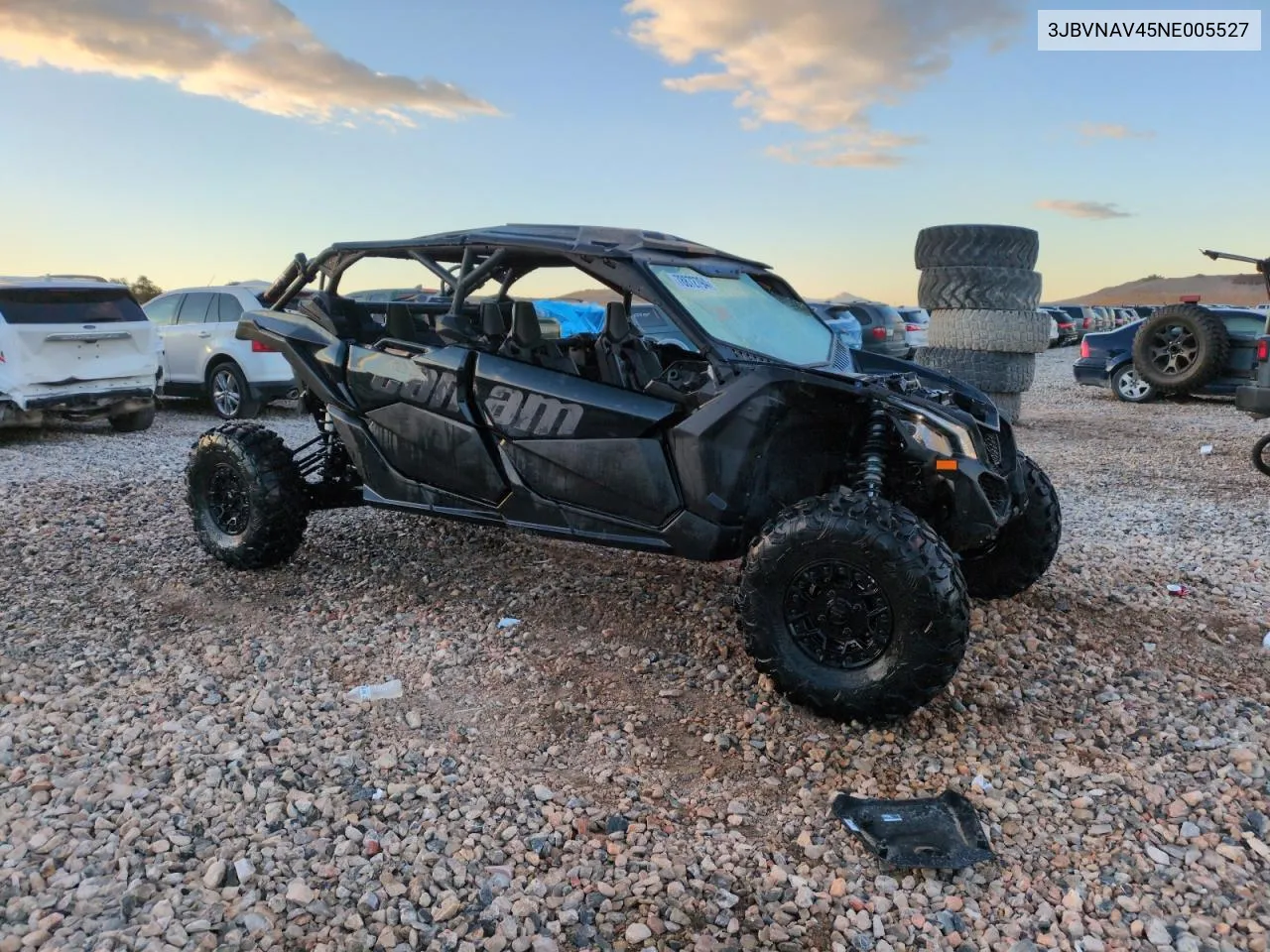 2022 Can-Am Maverick X3 Max X Rs Turbo Rr VIN: 3JBVNAV45NE005527 Lot: 78872794