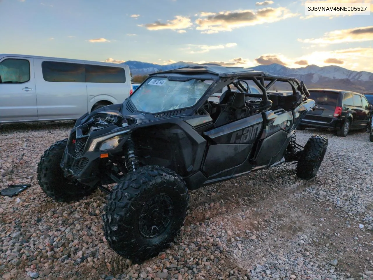 2022 Can-Am Maverick X3 Max X Rs Turbo Rr VIN: 3JBVNAV45NE005527 Lot: 78872794