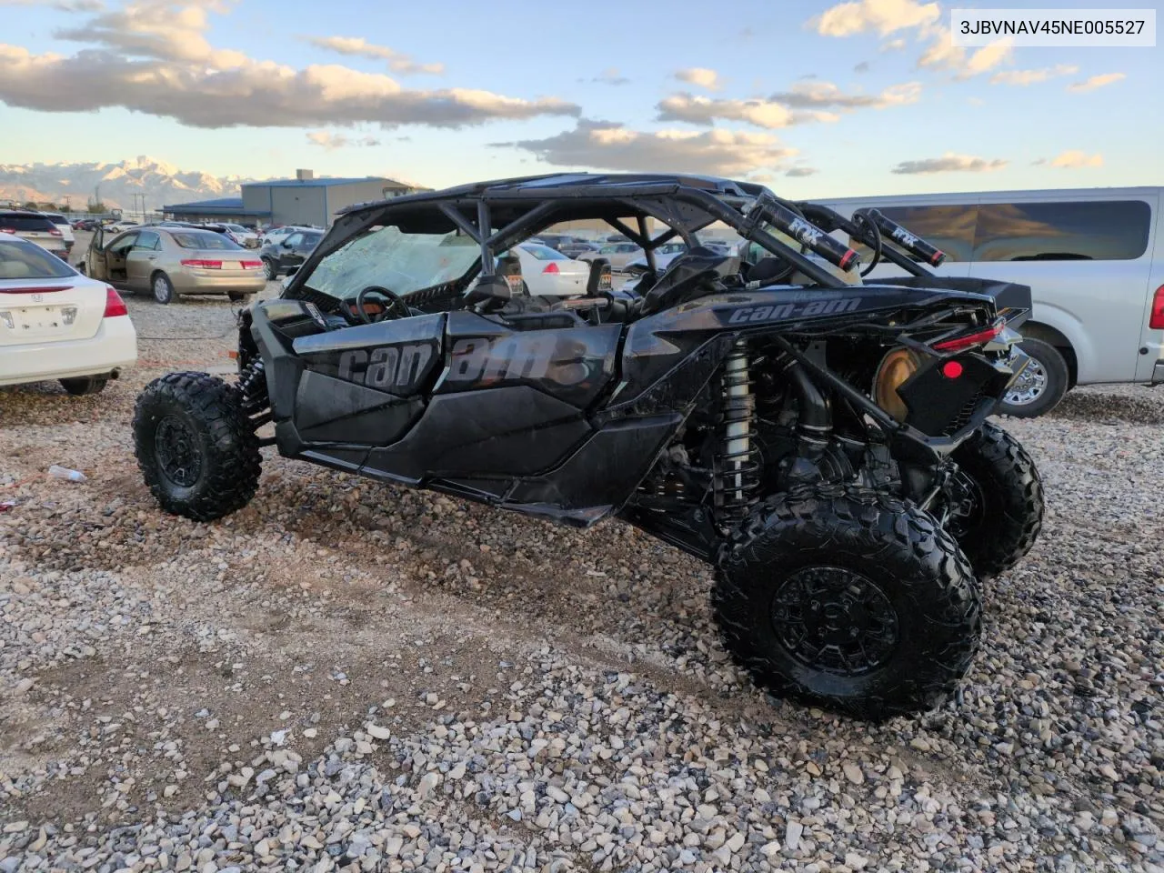 2022 Can-Am Maverick X3 Max X Rs Turbo Rr VIN: 3JBVNAV45NE005527 Lot: 78872794