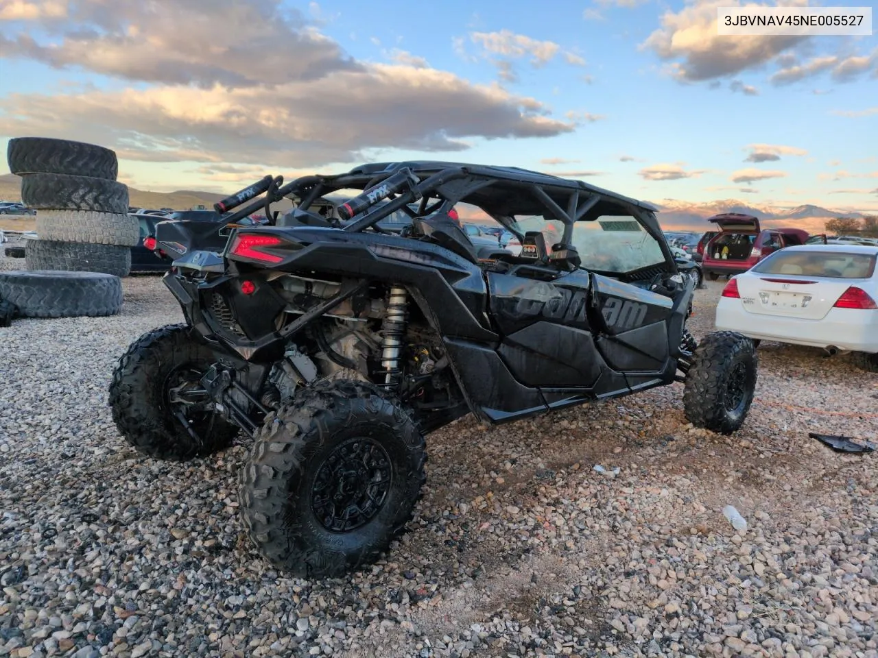 2022 Can-Am Maverick X3 Max X Rs Turbo Rr VIN: 3JBVNAV45NE005527 Lot: 78872794