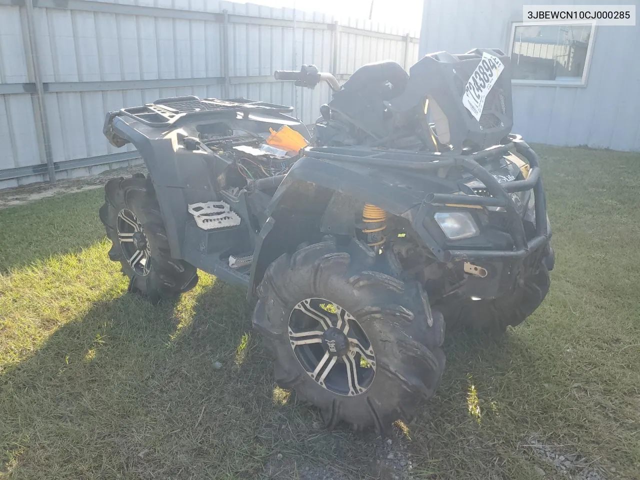 2012 Can-Am Outlander 800R X Mr VIN: 3JBEWCN10CJ000285 Lot: 77243894