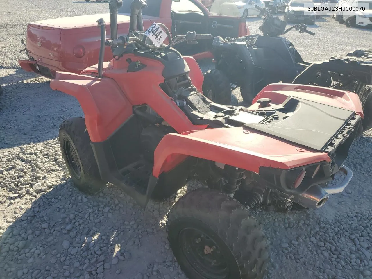 2017 Can-Am Outlander 650 VIN: 3JBLGAJ23HJ000070 Lot: 76392344