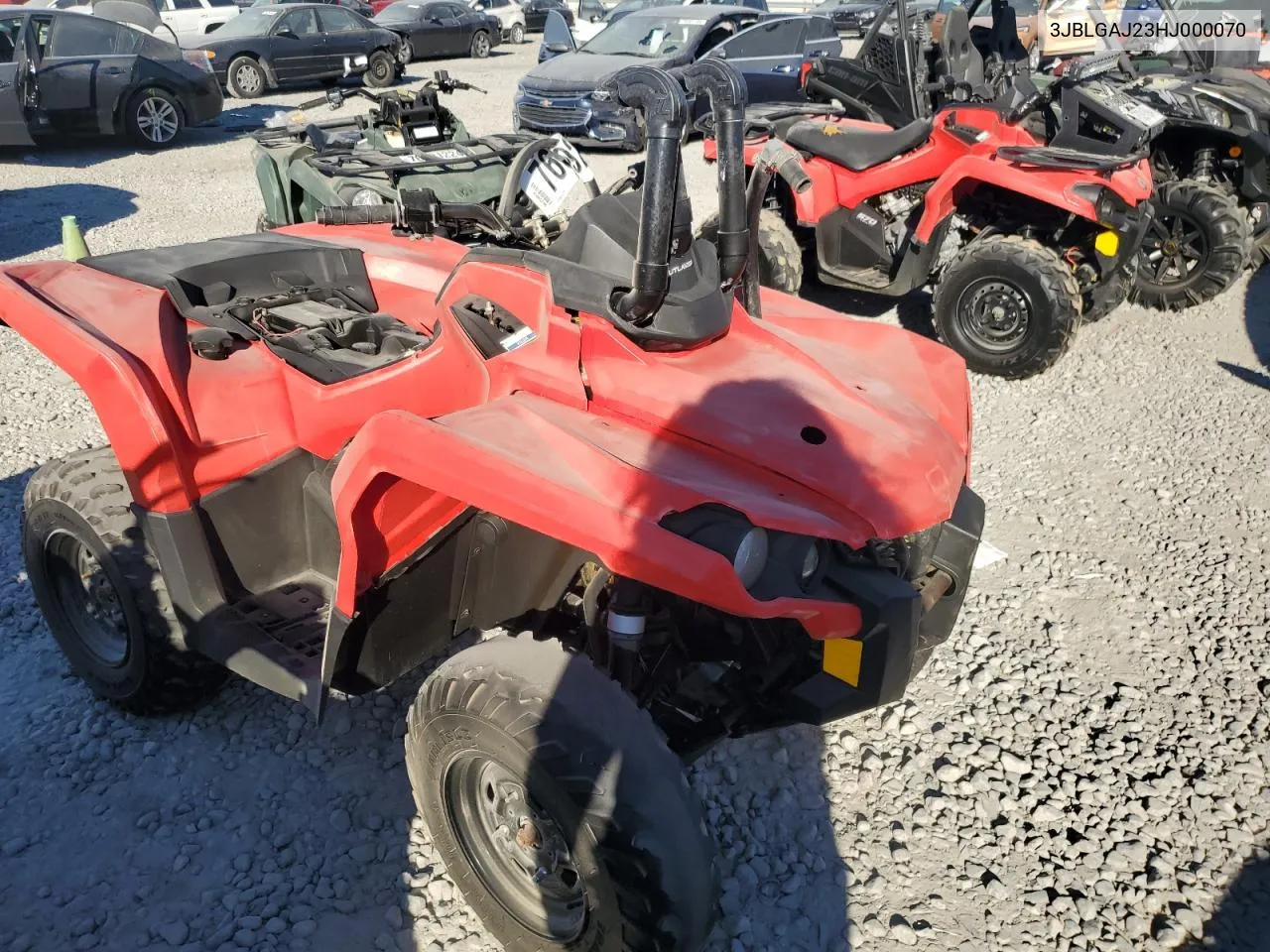 2017 Can-Am Outlander 650 VIN: 3JBLGAJ23HJ000070 Lot: 76392344