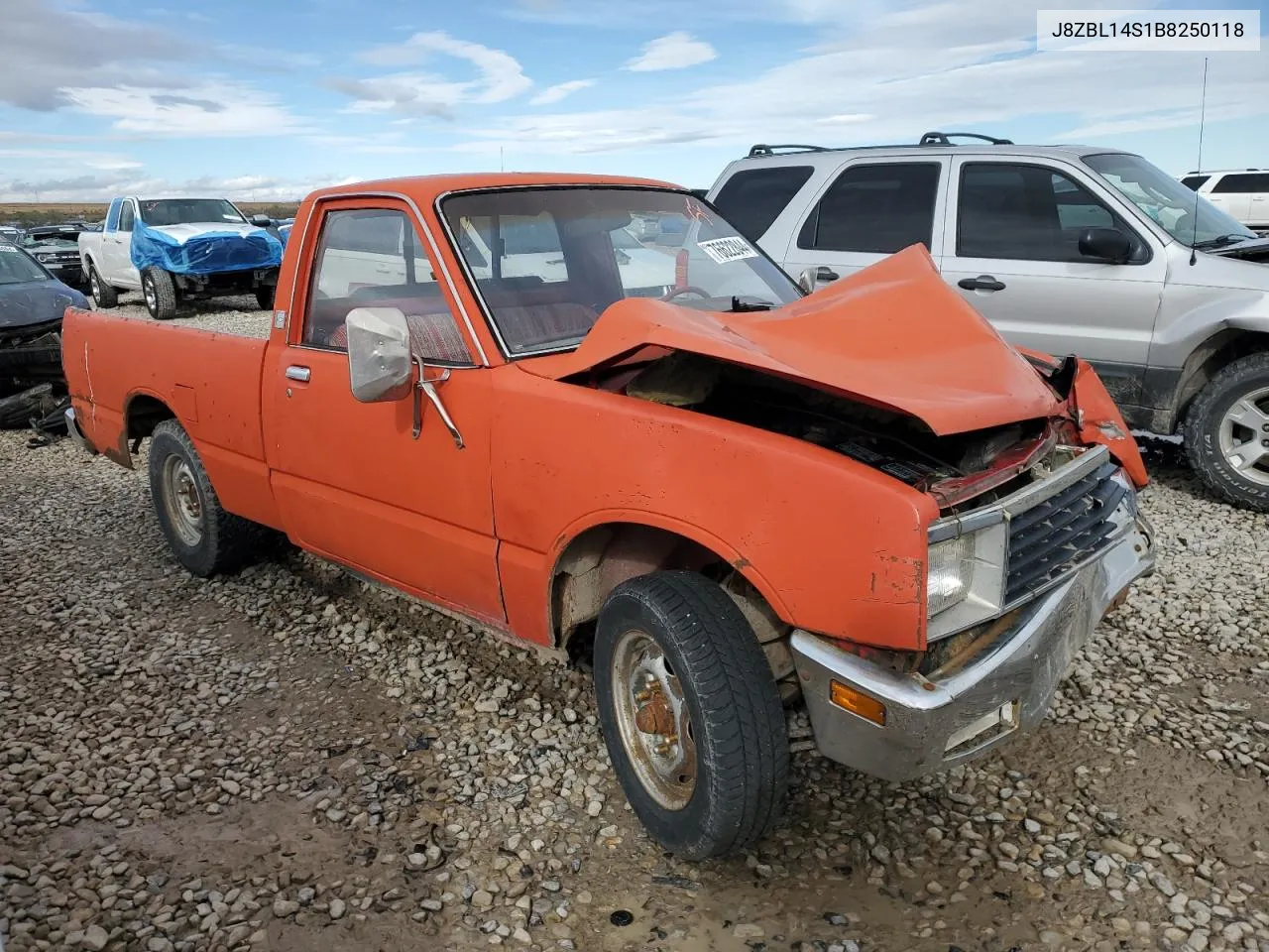 1981 Chevrolet Luv VIN: J8ZBL14S1B8250118 Lot: 76622844