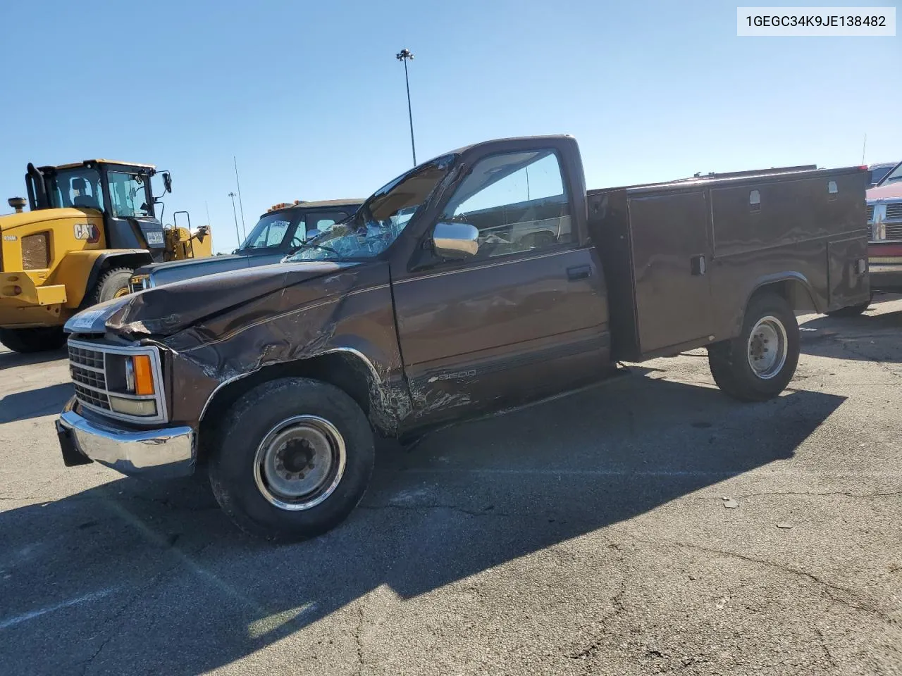 1988 Chevrolet C3500 VIN: 1GEGC34K9JE138482 Lot: 74448184