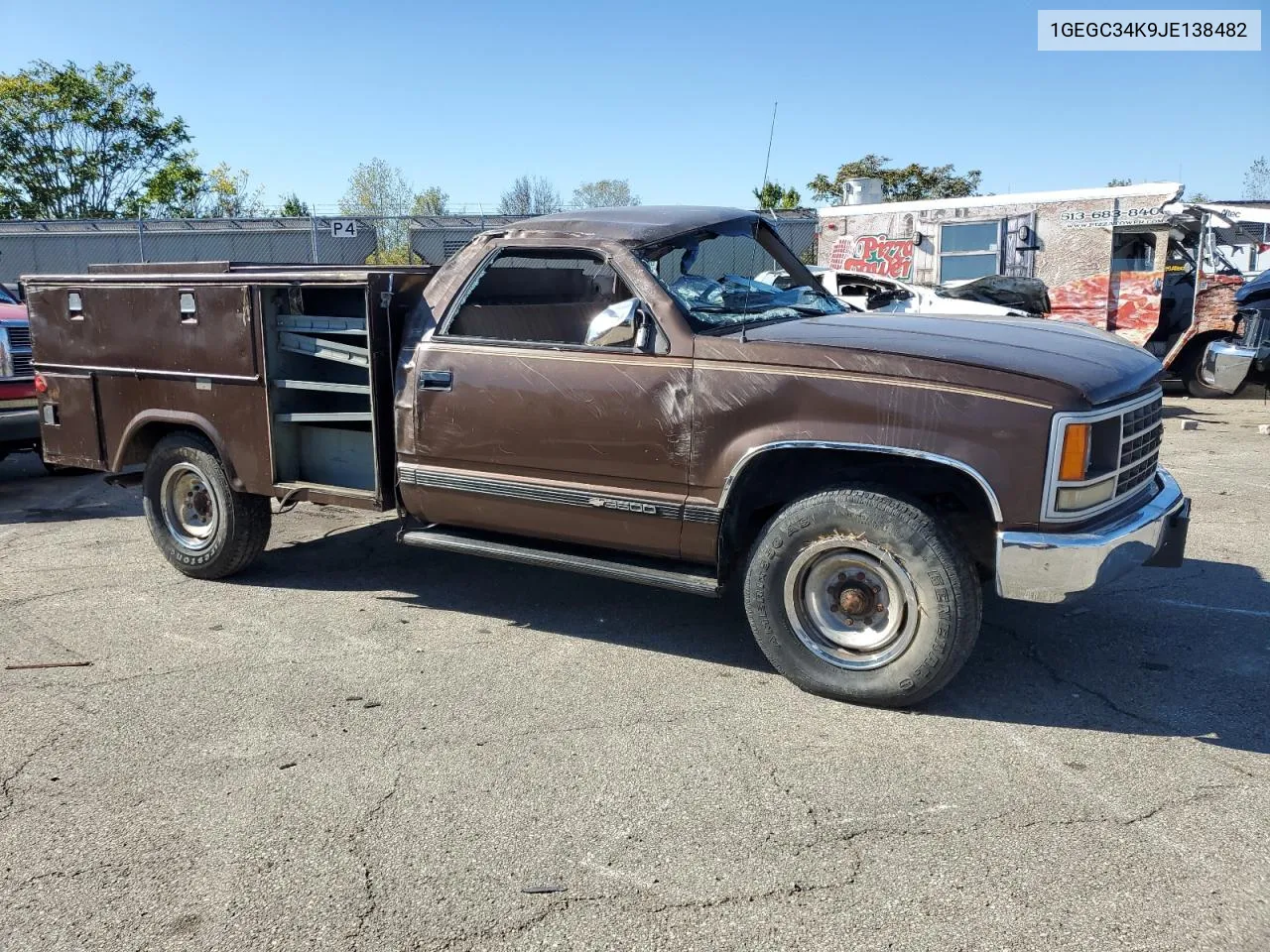 1988 Chevrolet C3500 VIN: 1GEGC34K9JE138482 Lot: 74448184