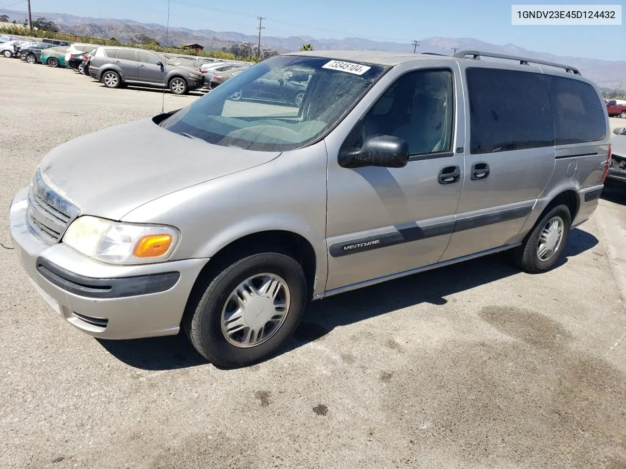 2005 Chevrolet Venture Ls VIN: 1GNDV23E45D124432 Lot: 73345104