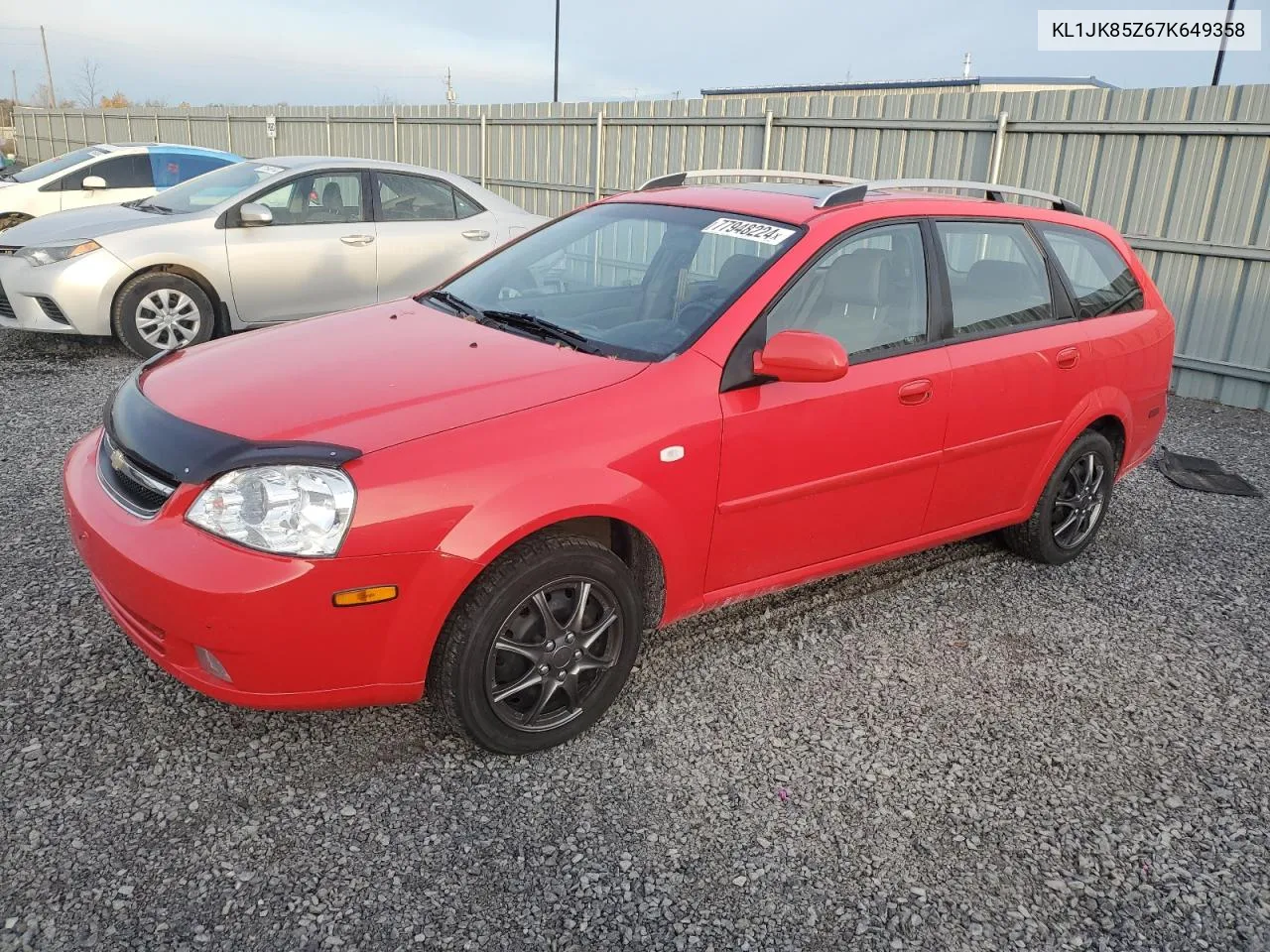 2007 Chevrolet Optra 5 Lt VIN: KL1JK85Z67K649358 Lot: 77948224