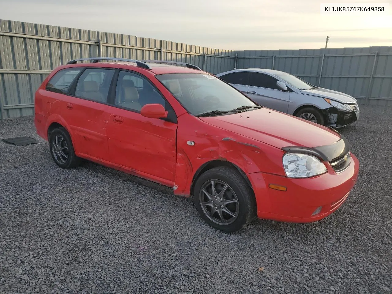 2007 Chevrolet Optra 5 Lt VIN: KL1JK85Z67K649358 Lot: 77948224