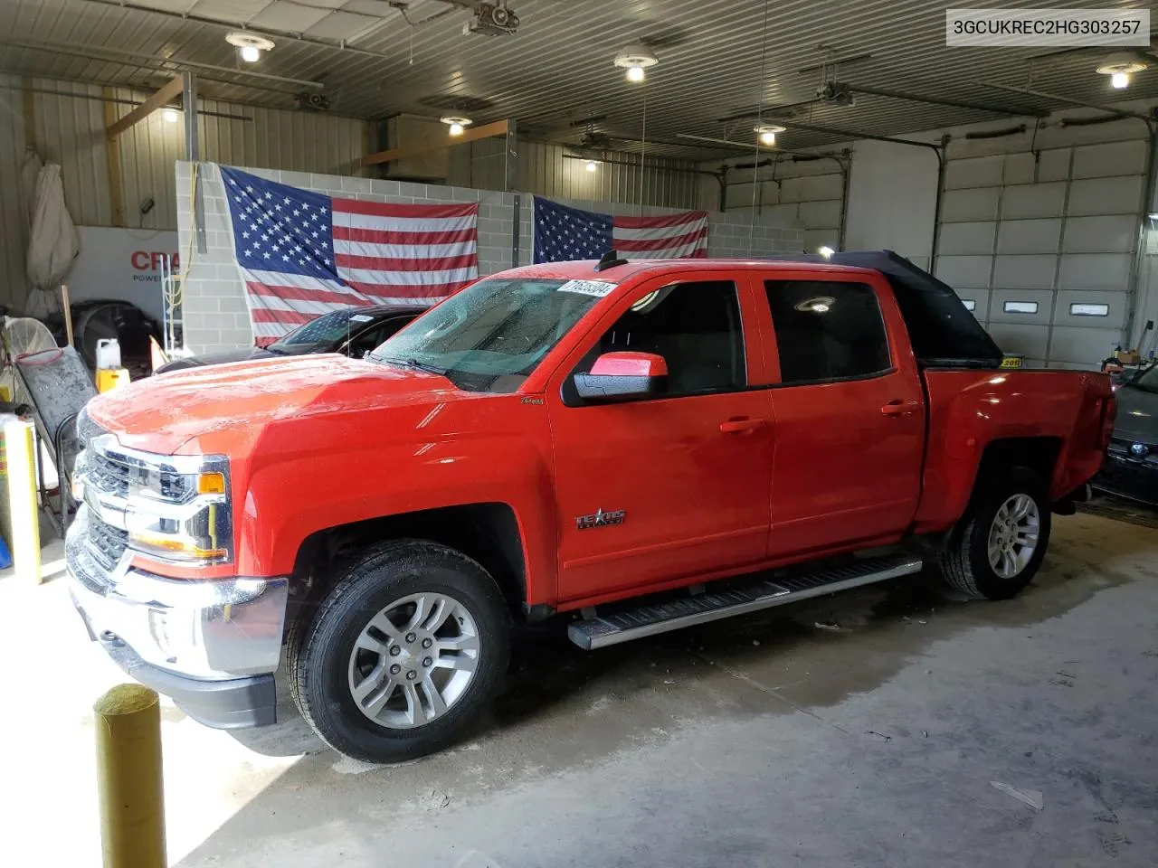 2017 Chevrolet Slvrdo 150 VIN: 3GCUKREC2HG303257 Lot: 71628504