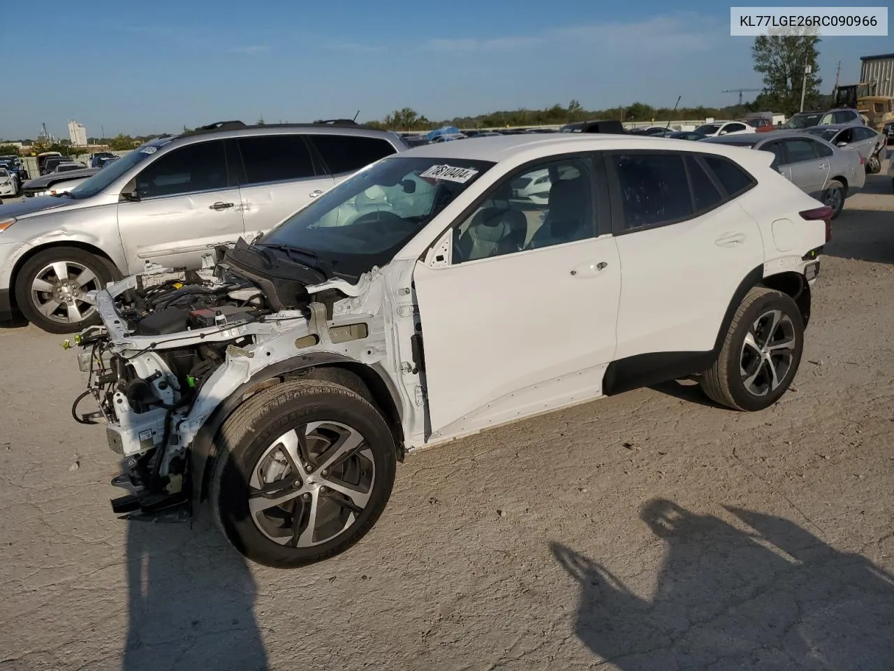 2024 Chevrolet Trax 1Rs VIN: KL77LGE26RC090966 Lot: 70810404