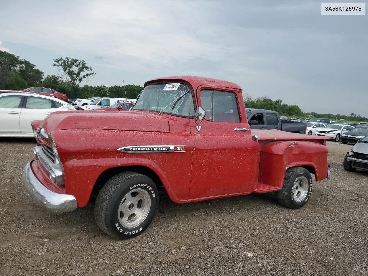 1958 Chevrolet Apache VIN: 3A58K126975 Lot: 62735684