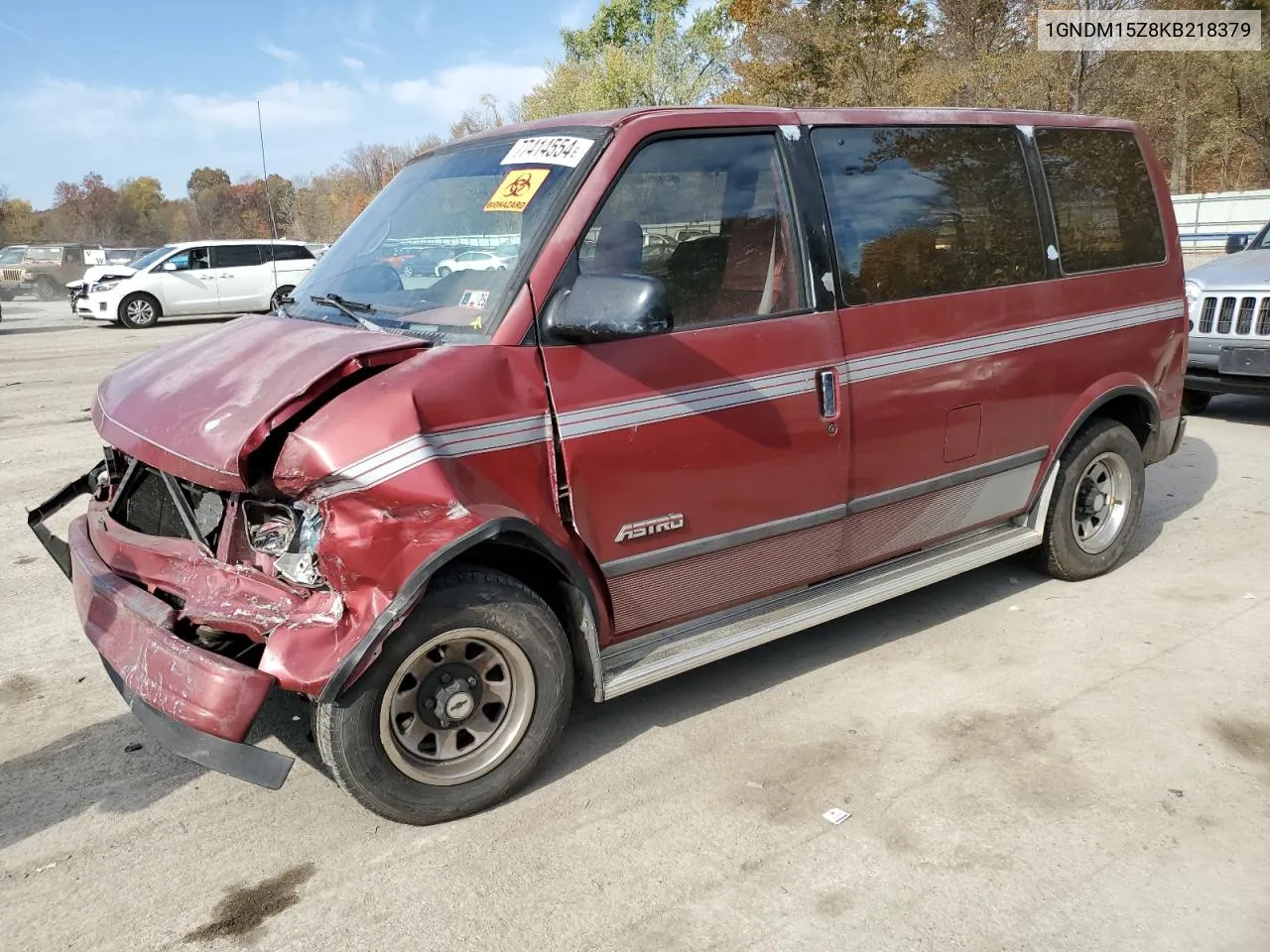 1GNDM15Z8KB218379 1989 Chevrolet Astro