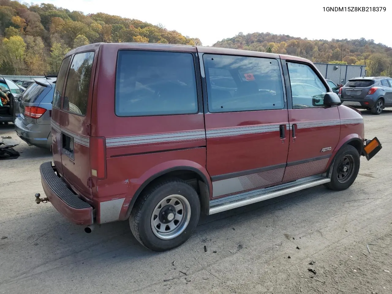 1989 Chevrolet Astro VIN: 1GNDM15Z8KB218379 Lot: 77414554