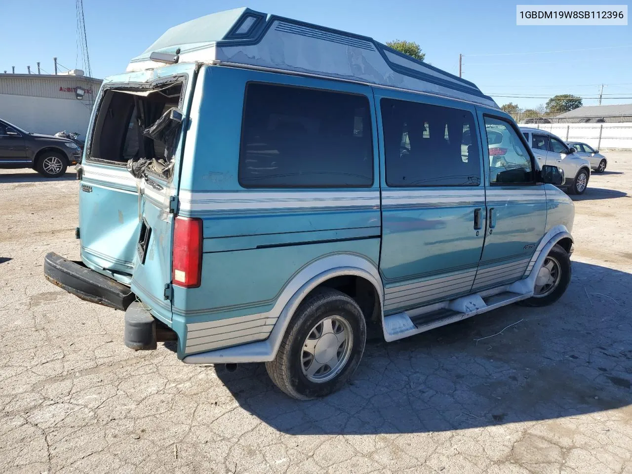 1995 Chevrolet Astro VIN: 1GBDM19W8SB112396 Lot: 74824834