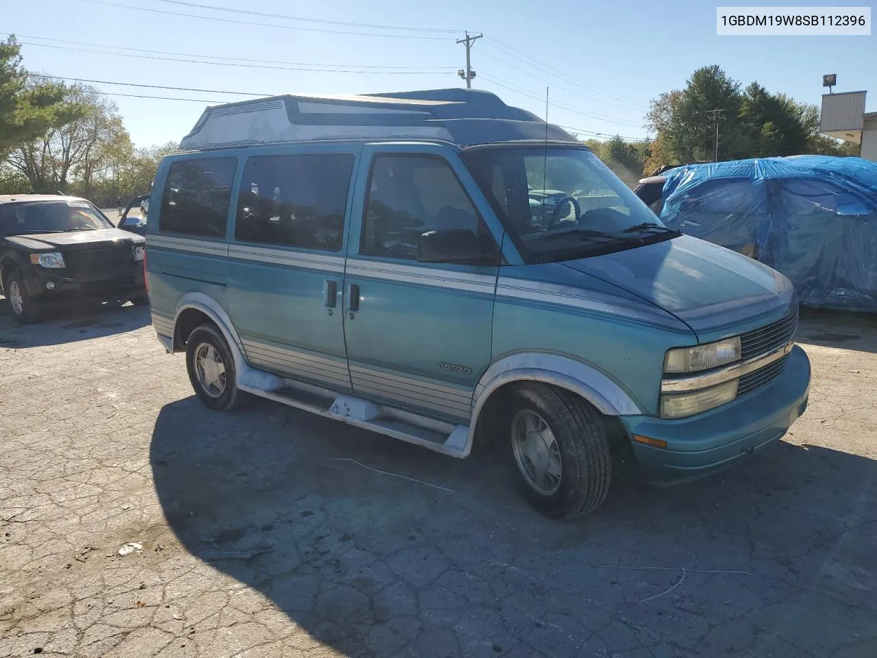 1995 Chevrolet Astro VIN: 1GBDM19W8SB112396 Lot: 74824834