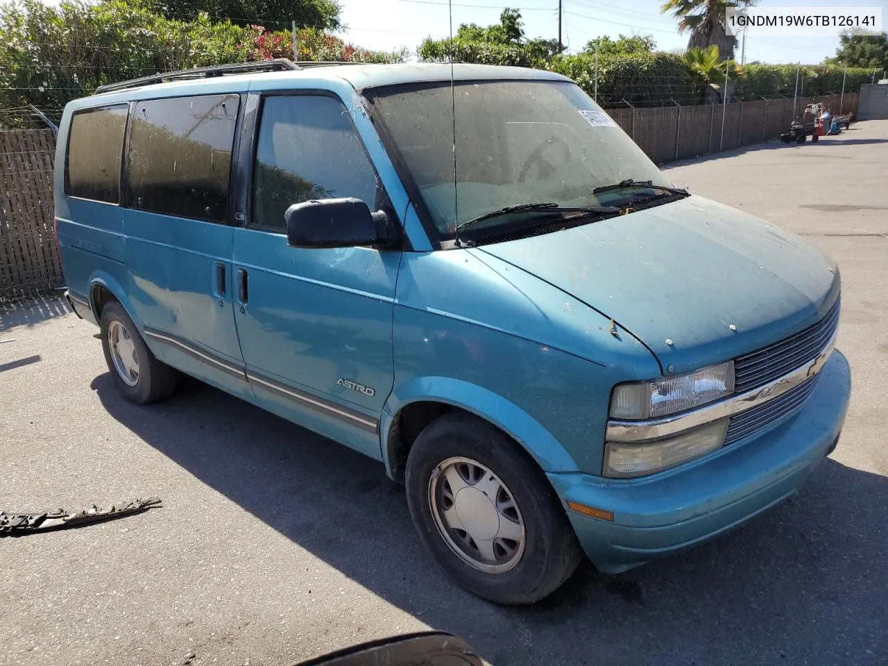 1996 Chevrolet Astro VIN: 1GNDM19W6TB126141 Lot: 54097374