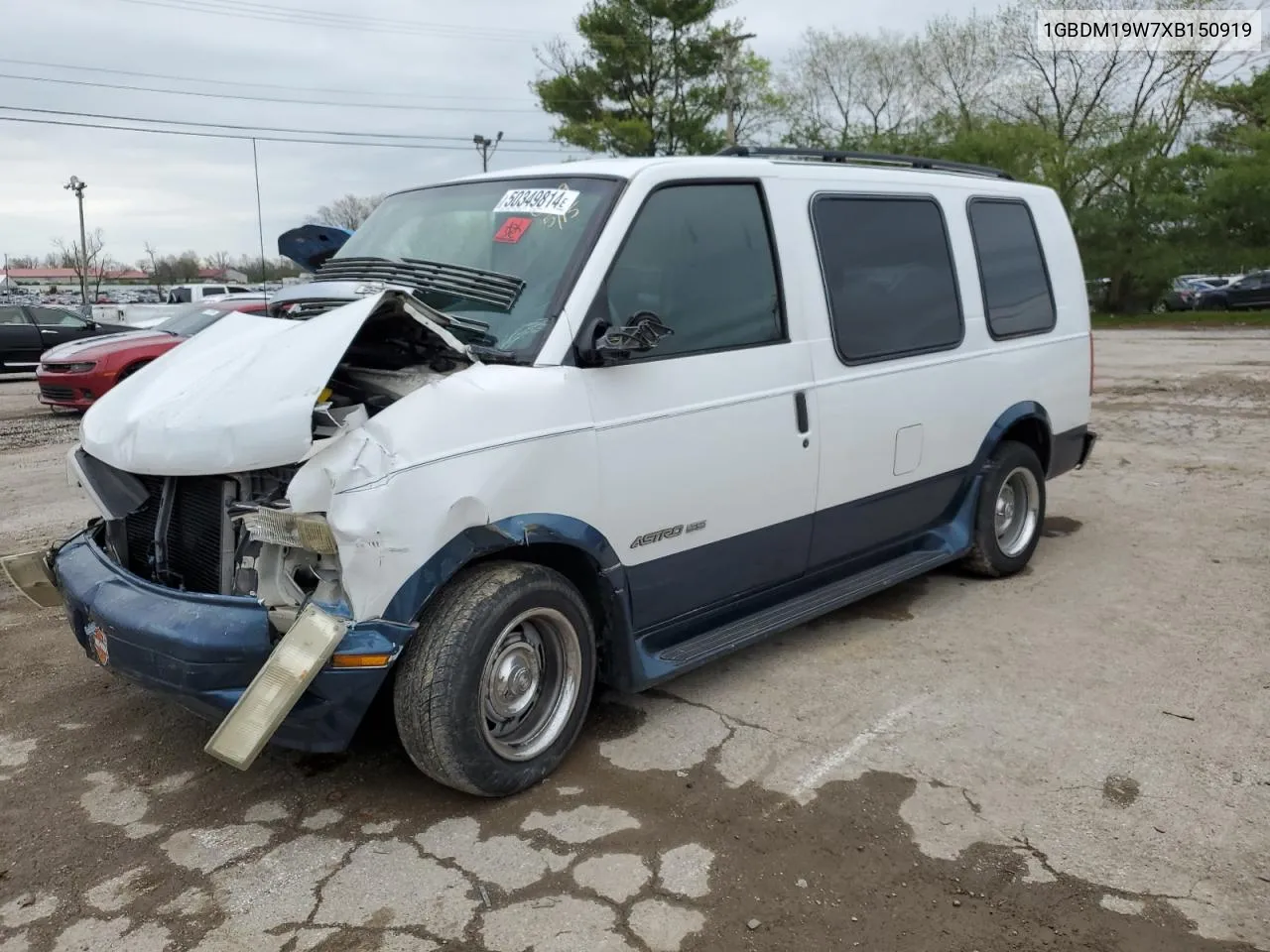 1999 Chevrolet Astro VIN: 1GBDM19W7XB150919 Lot: 50349814