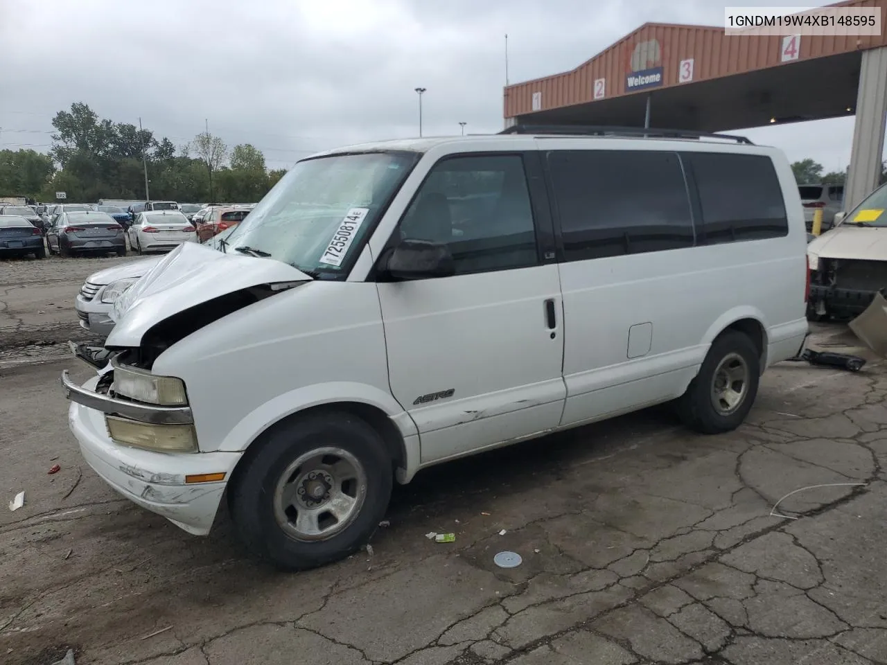 1999 Chevrolet Astro VIN: 1GNDM19W4XB148595 Lot: 72550814