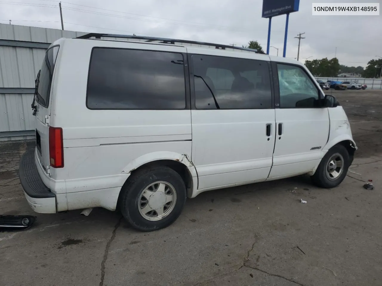 1999 Chevrolet Astro VIN: 1GNDM19W4XB148595 Lot: 72550814