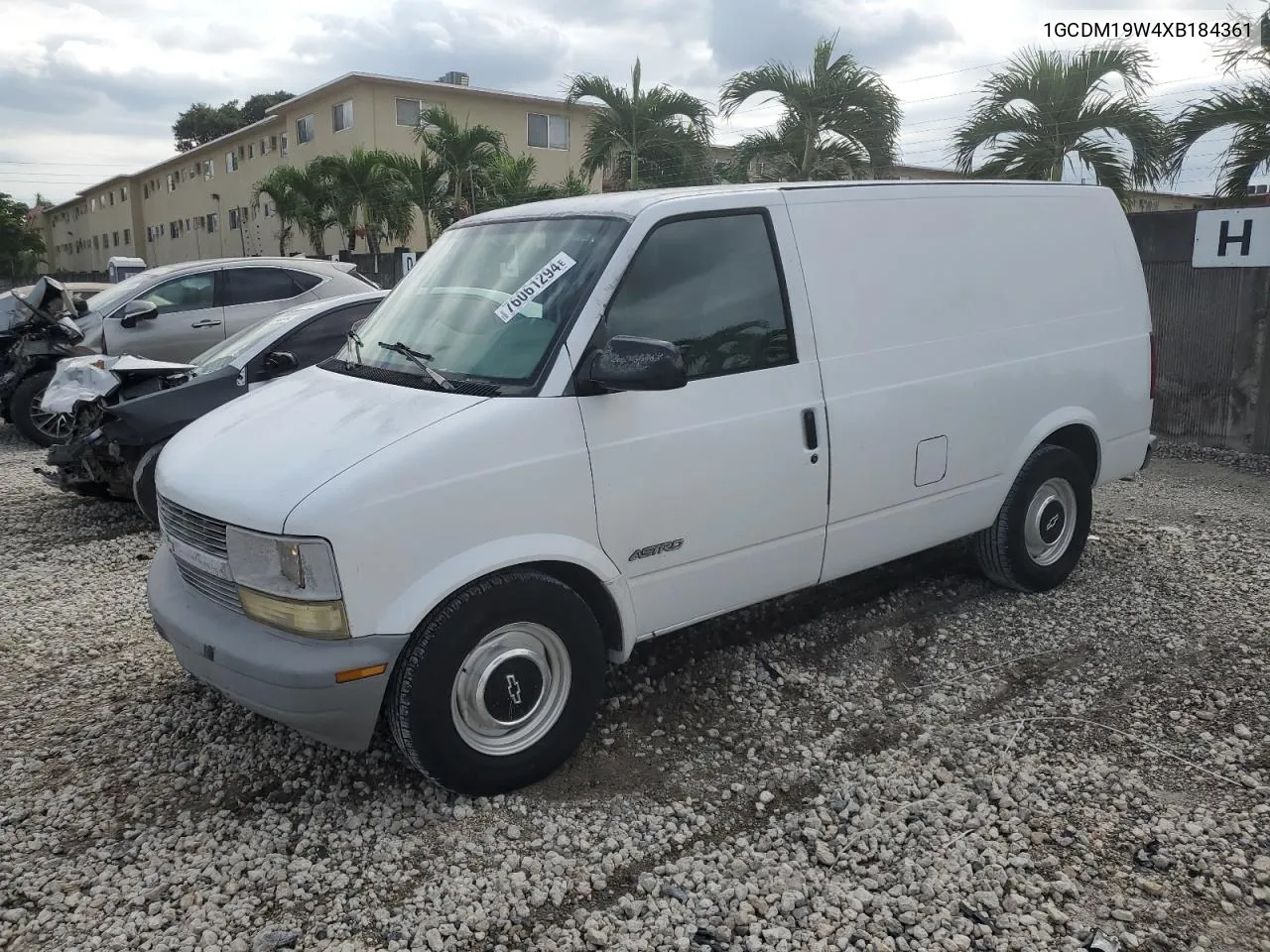 1999 Chevrolet Astro VIN: 1GCDM19W4XB184361 Lot: 76061294