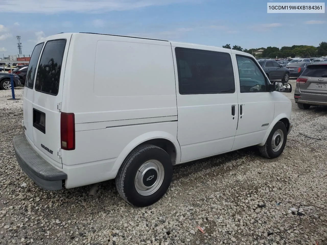 1999 Chevrolet Astro VIN: 1GCDM19W4XB184361 Lot: 76061294