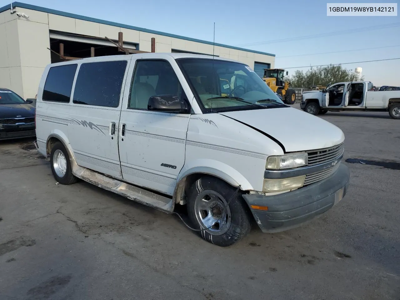 2000 Chevrolet Astro VIN: 1GBDM19W8YB142121 Lot: 75484534